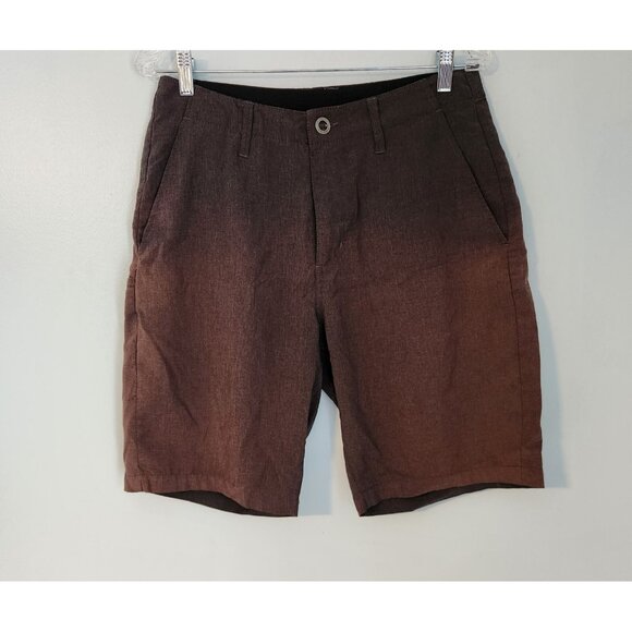 Volcom Shorts True To This Stretch Black Two Tone Faded Size 31 10" Inseam - Picture 5 of 12